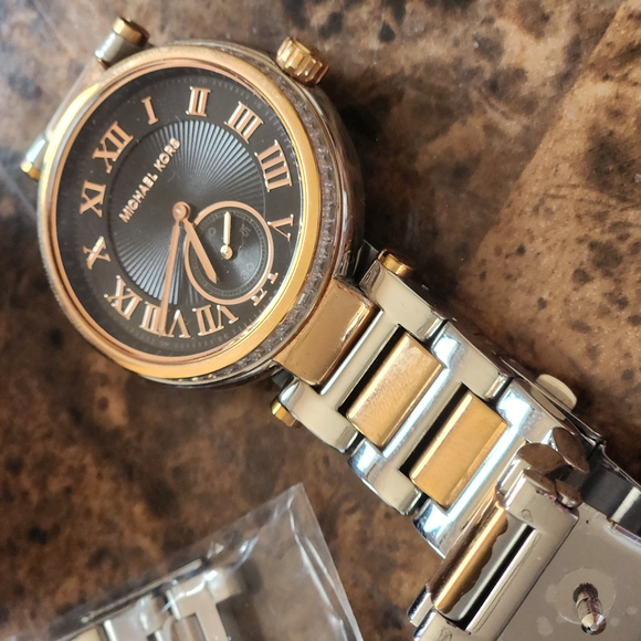 Michael Kors Gold and Black Watch